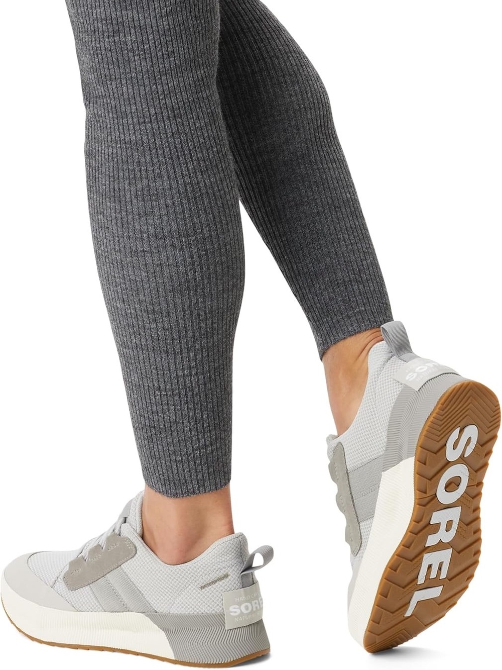 SOREL Women's Out 'N About III Waterproof Sneakers Boots Moonstone Dove Size 7